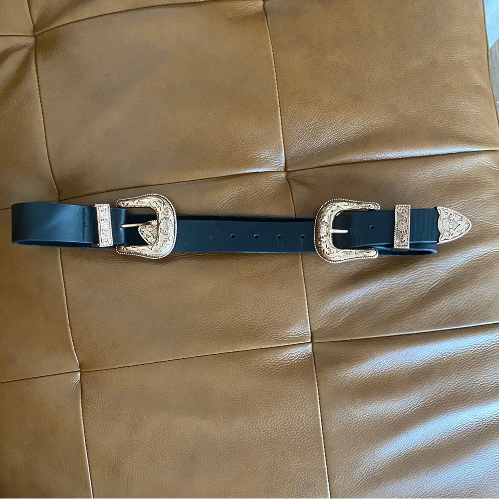 genuine leather western belt